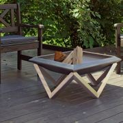 ALFRED RIESS Kubas Steel Fire Pit - Medium gallery detail image