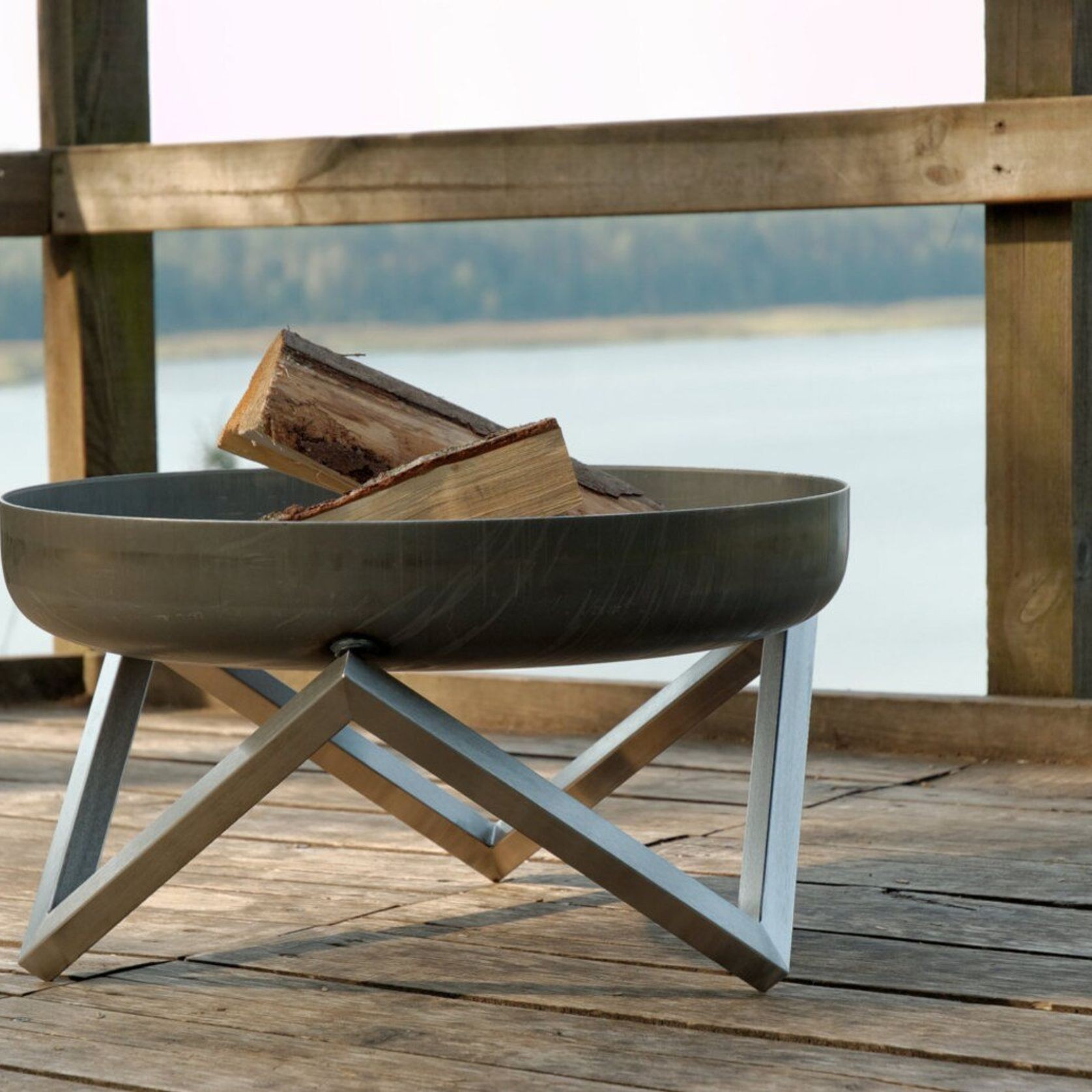 ALFRED RIESS Darvaza Steel Fire Pit - Medium gallery detail image
