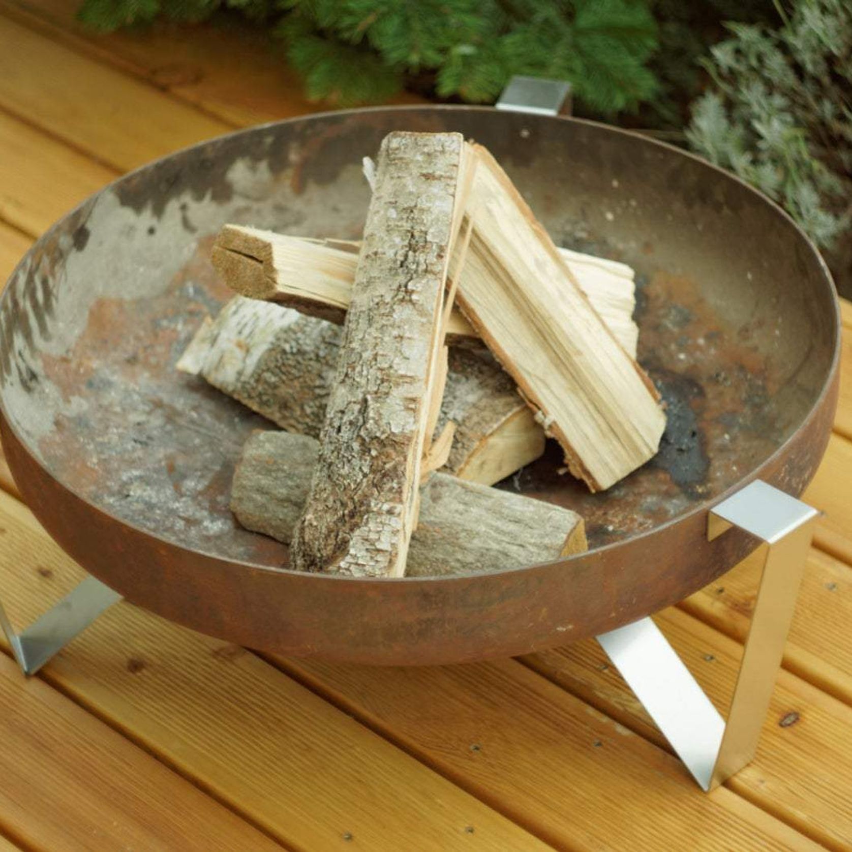 ALFRED RIESS Tashkooh Steel Fire Pit - Medium gallery detail image