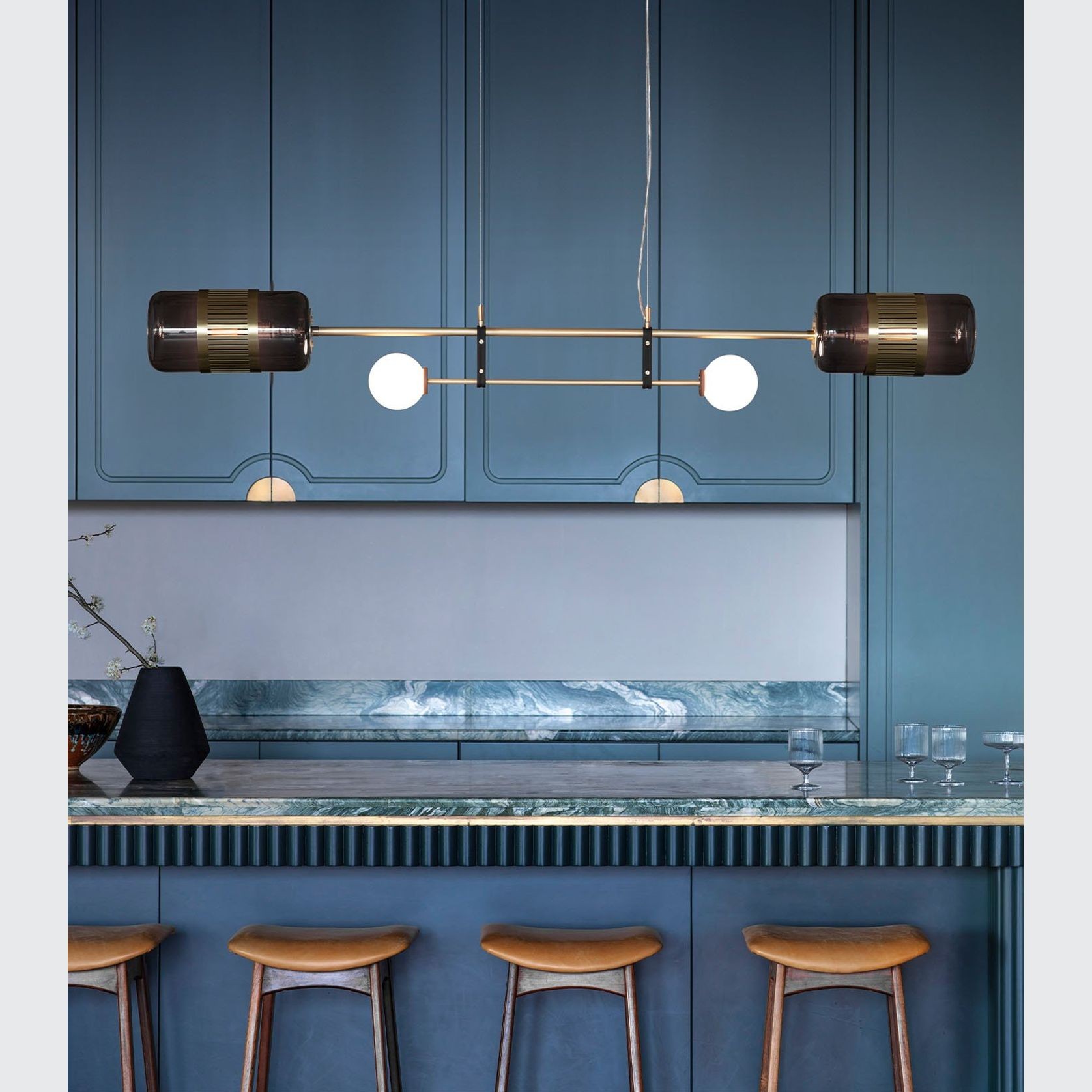 Lizak Linear Pendant Light gallery detail image