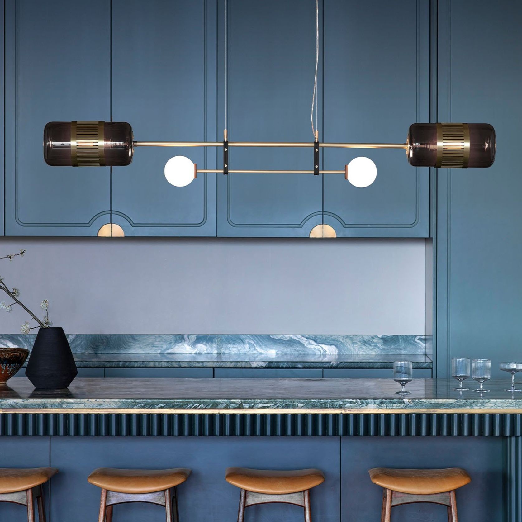 Lizak Linear Pendant Light gallery detail image