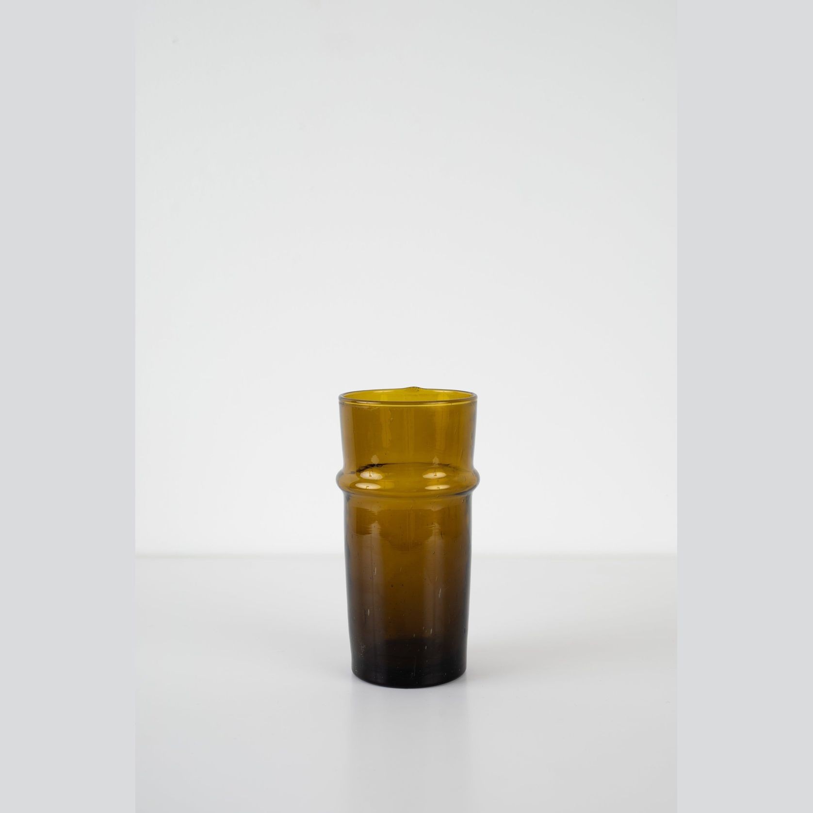 Moroccan Beldi Mustard Vase - Medium gallery detail image