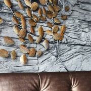 Wooden Sleeper Wall Panels by Muros | White Washed Wood gallery detail image