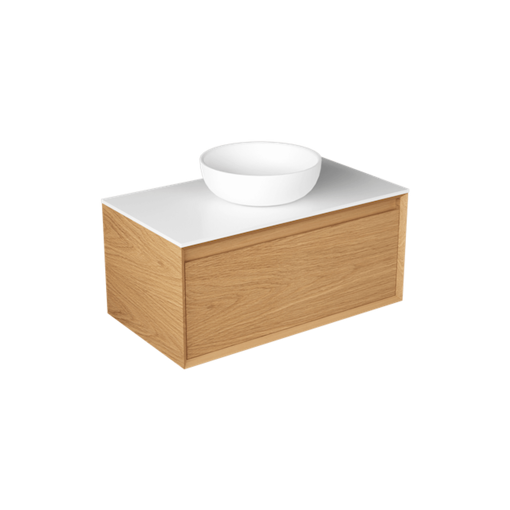 Edge Largo 900 Single Drawer Wall Hung Vanity - 6 Colours gallery detail image