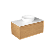 Edge Largo 900 Single Drawer Wall Hung Vanity - 6 Colours gallery detail image