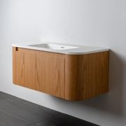 Curved Tondo Arco 900 Single Drawer Wall Hung Vanity gallery detail image