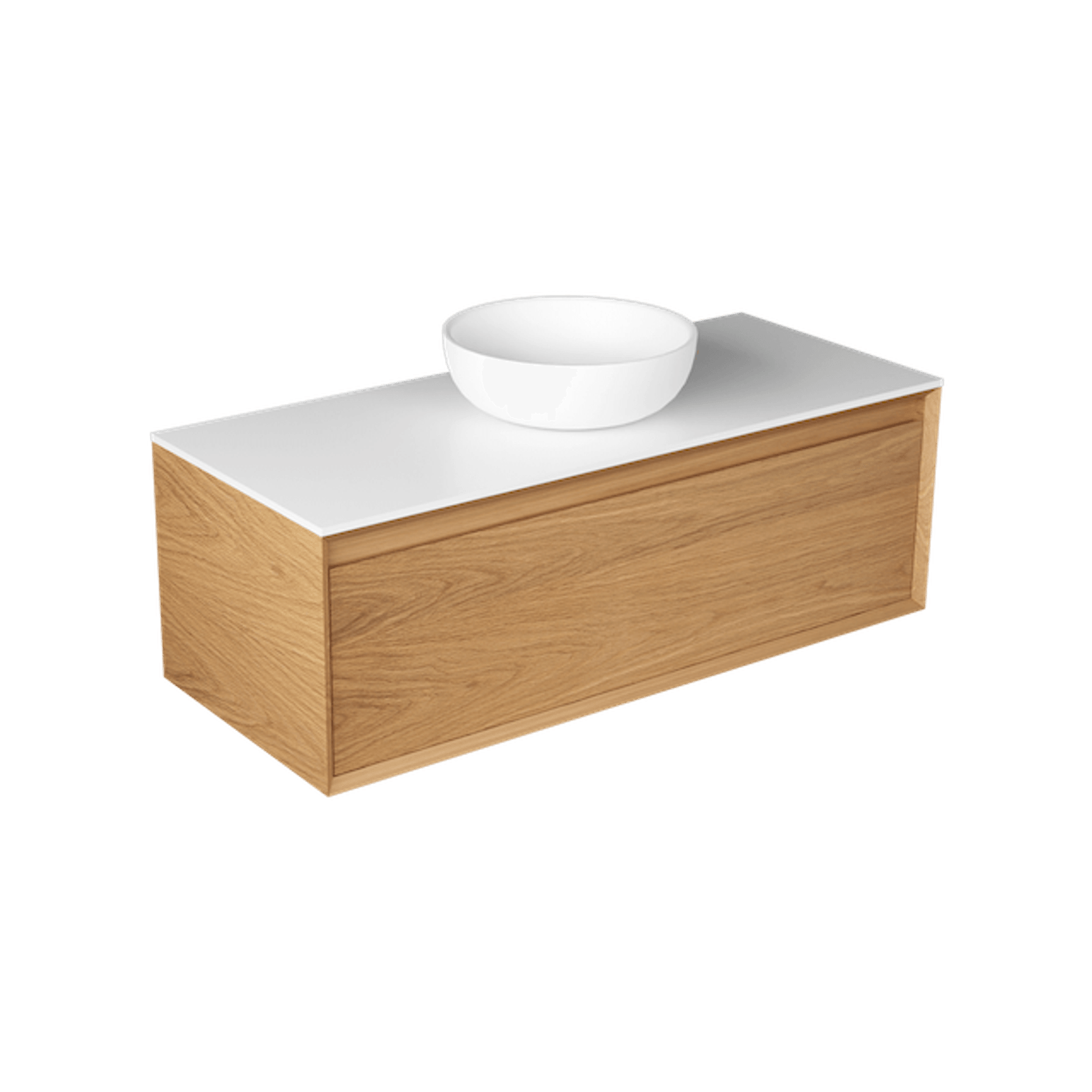 Edge Largo 1200 Single Drawer Wall Hung Vanity - 6 Colours gallery detail image