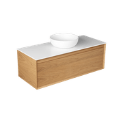 Edge Largo 1200 Single Drawer Wall Hung Vanity - 6 Colours gallery detail image