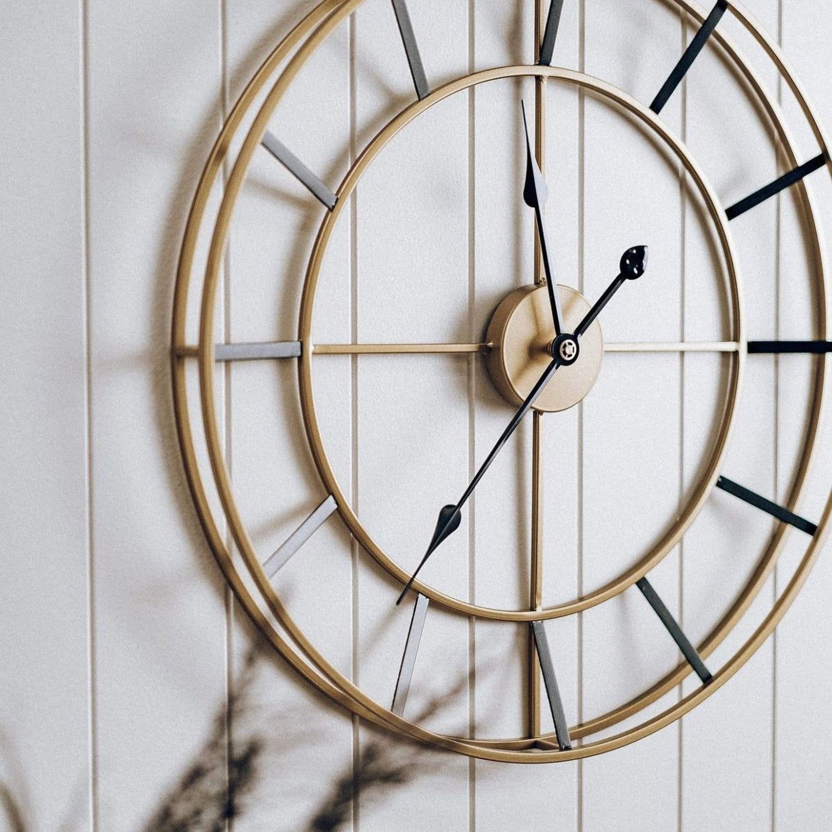 Oxford | Large Metal Wall Clock gallery detail image
