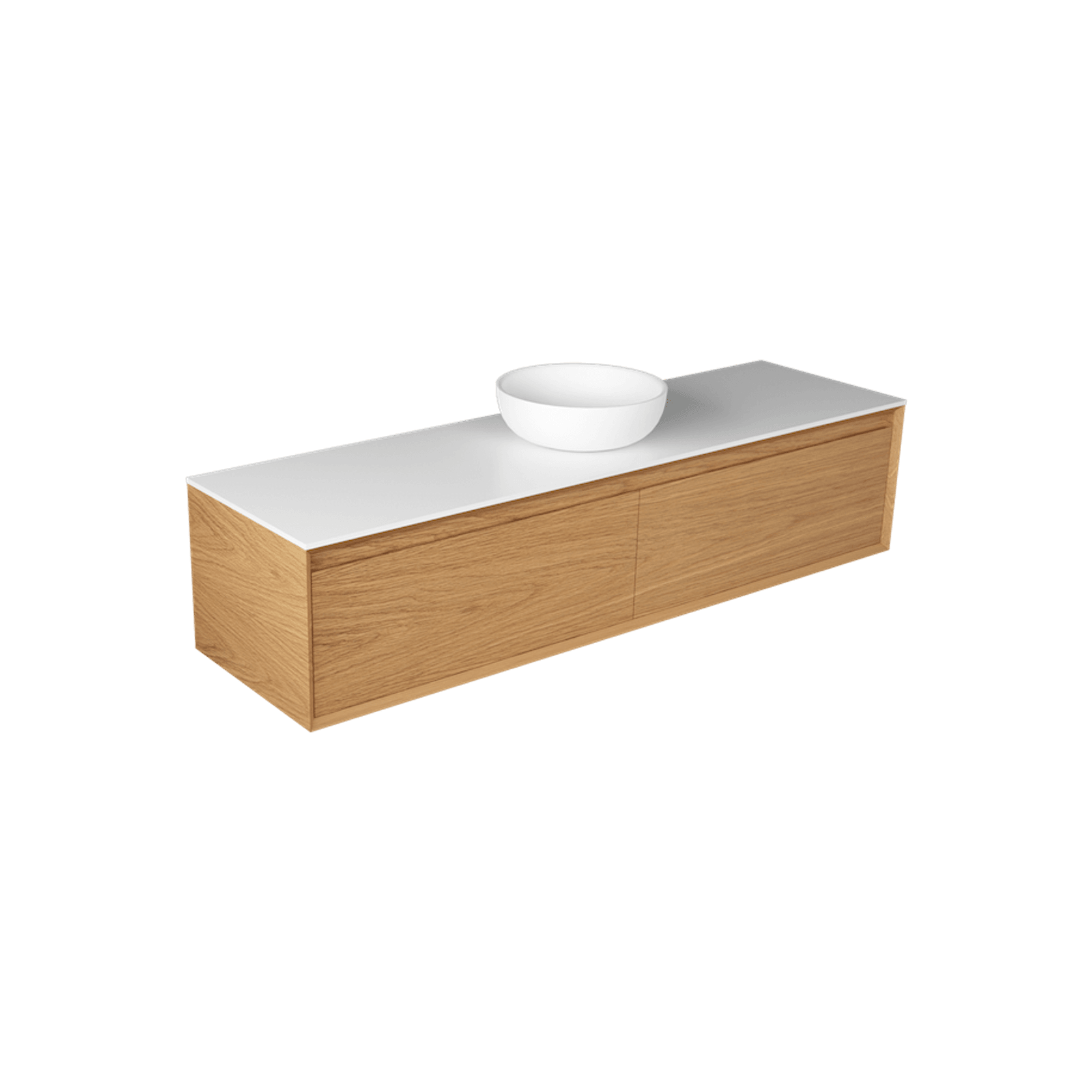 Edge Largo 1800 Side X Side Wall Hung Vanity - 6 Colours gallery detail image