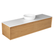 Edge Largo 1800 Side X Side Wall Hung Vanity - 6 Colours gallery detail image