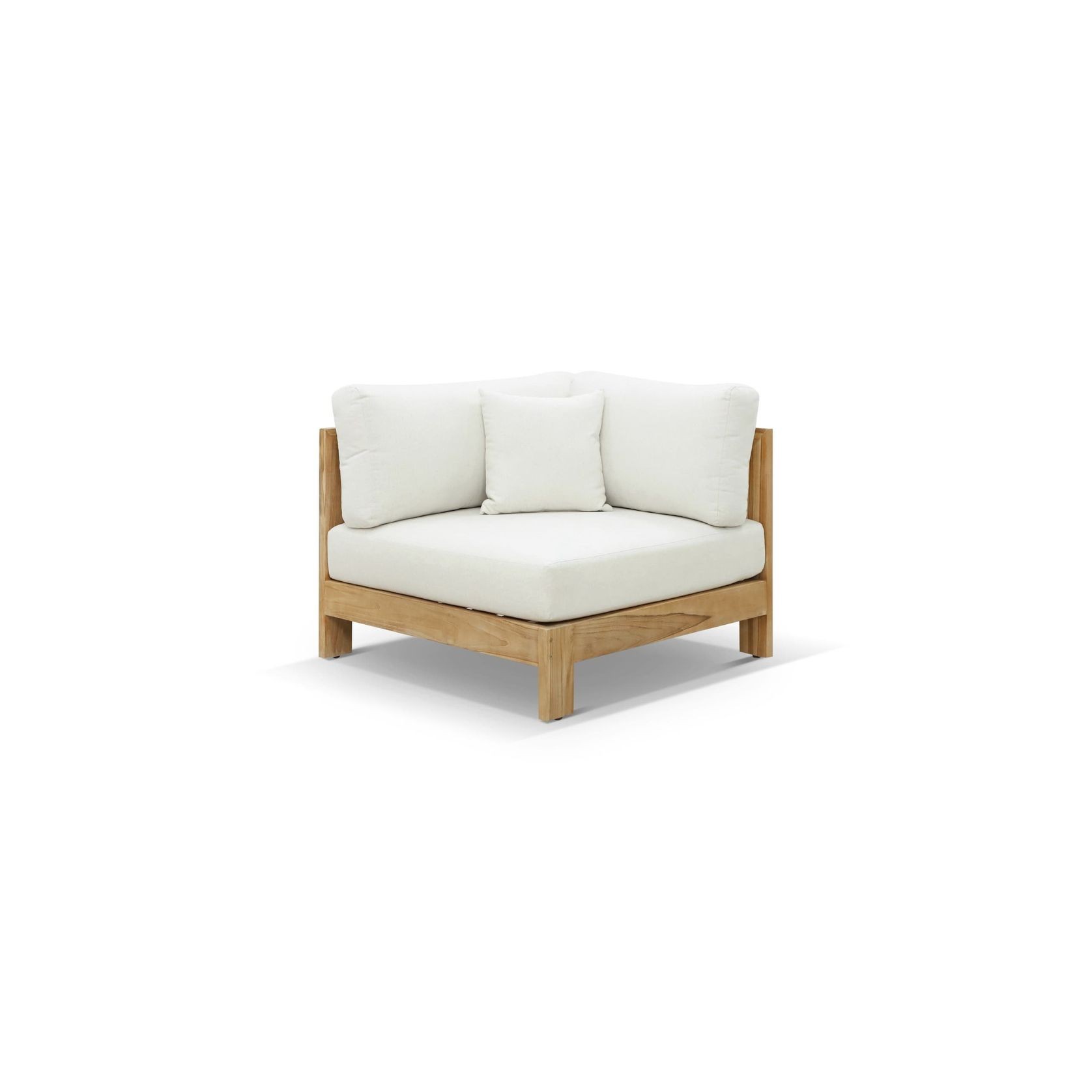 Coast 7 Seater Teak Outdoor Modular Lounge Setting gallery detail image