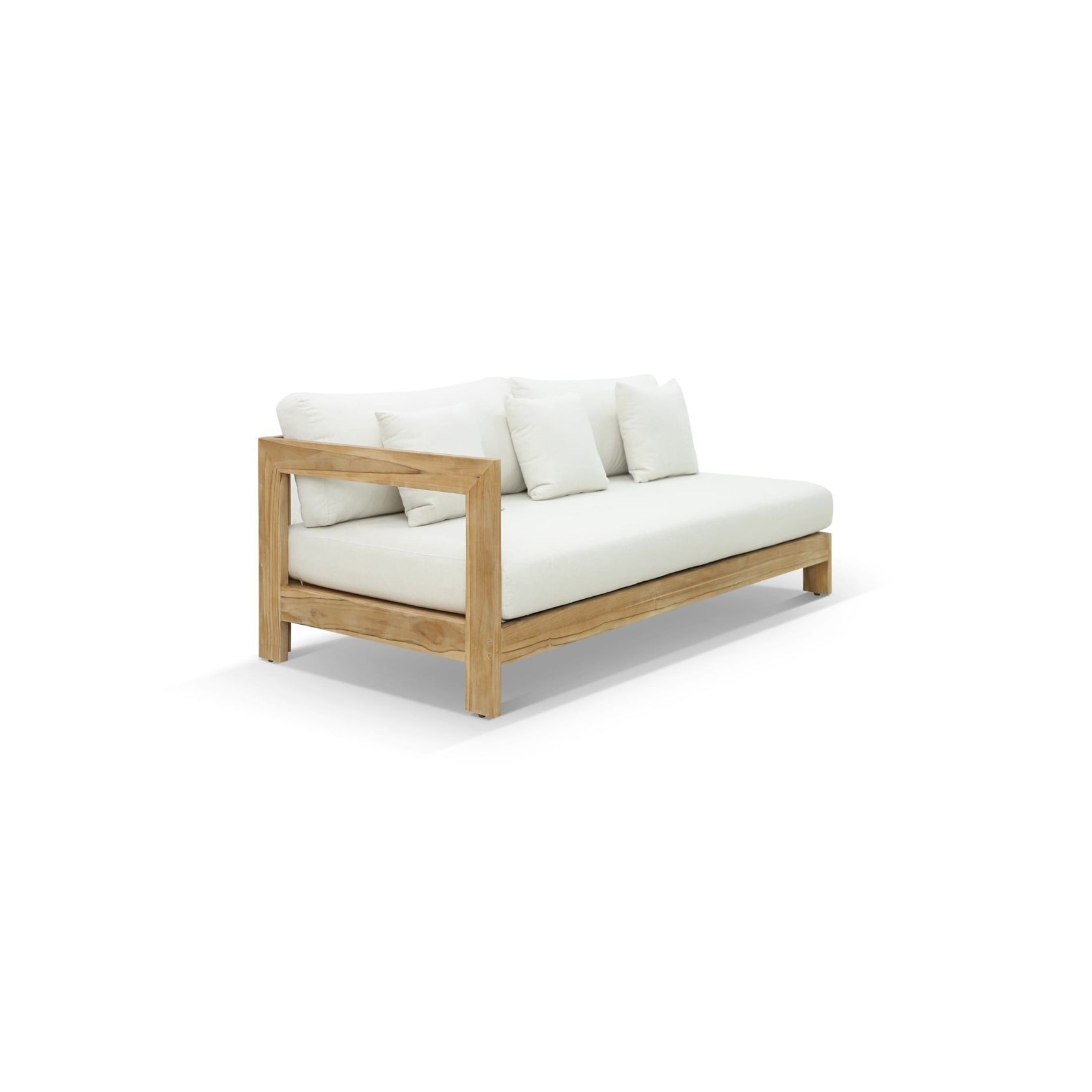 Coast 7 Seater Teak Outdoor Modular Lounge Setting gallery detail image