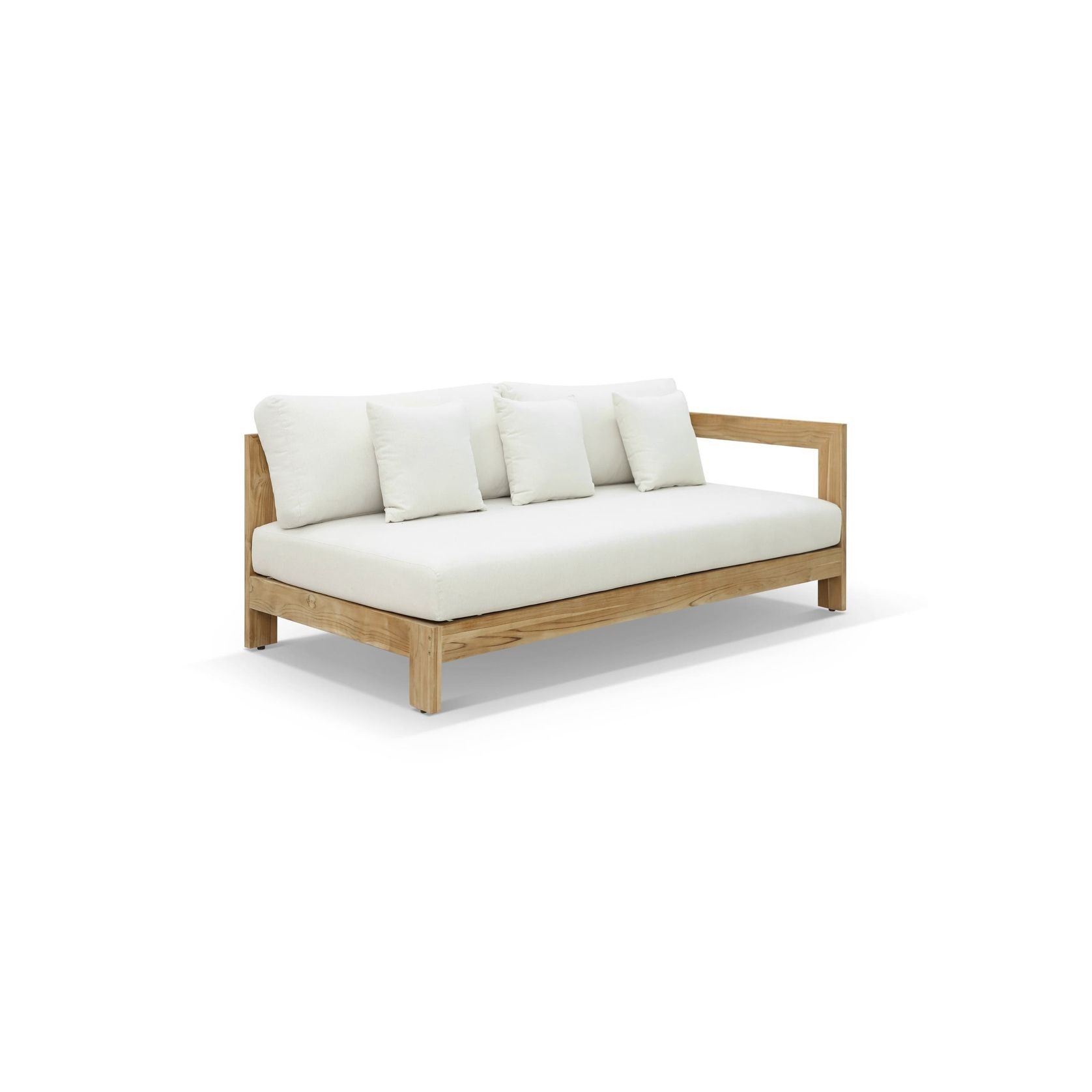 Coast 7 Seater Teak Outdoor Modular Lounge Setting gallery detail image