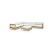 Coast 8 Seater Teak Outdoor Modular Lounge Setting gallery detail image