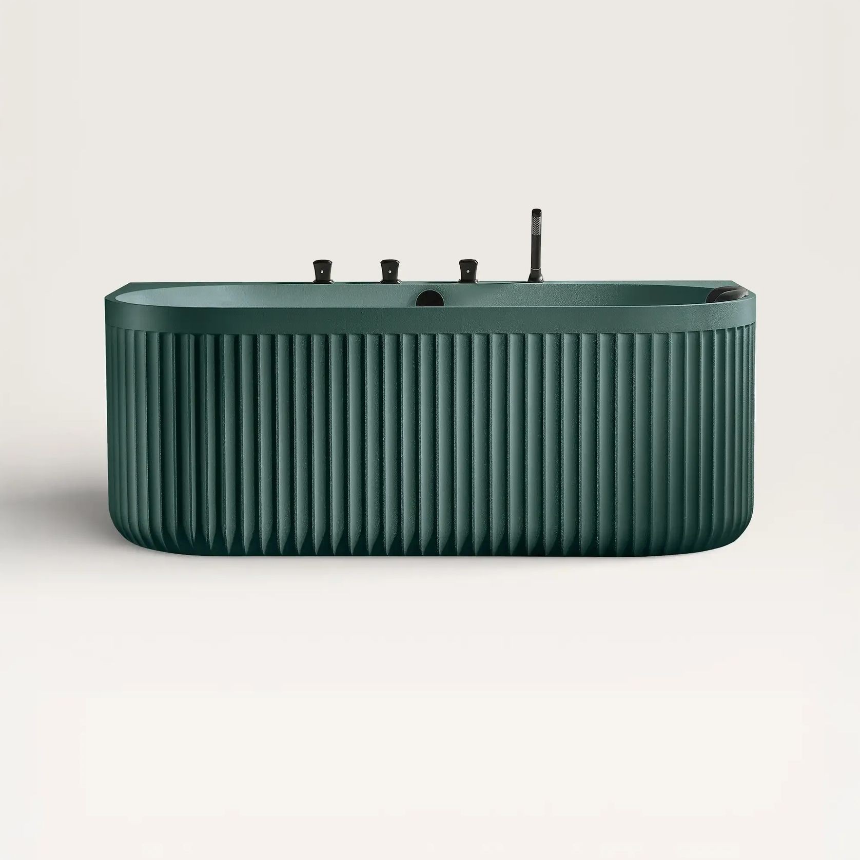 DORIA Back-to-Wall Bath with Faucet gallery detail image