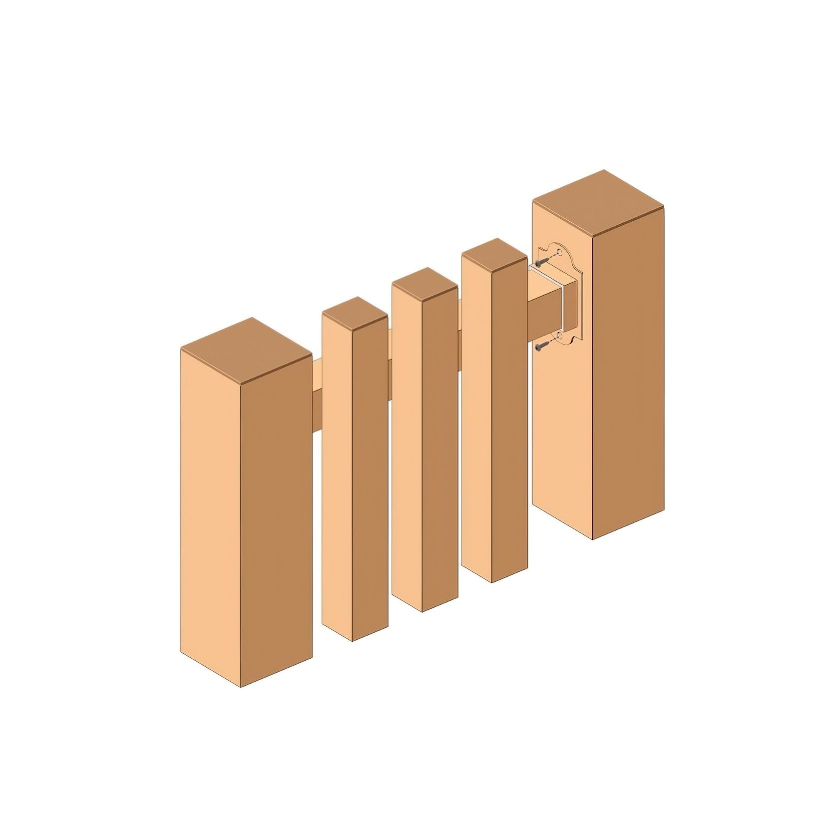 Rail Aluminium Batten System gallery detail image