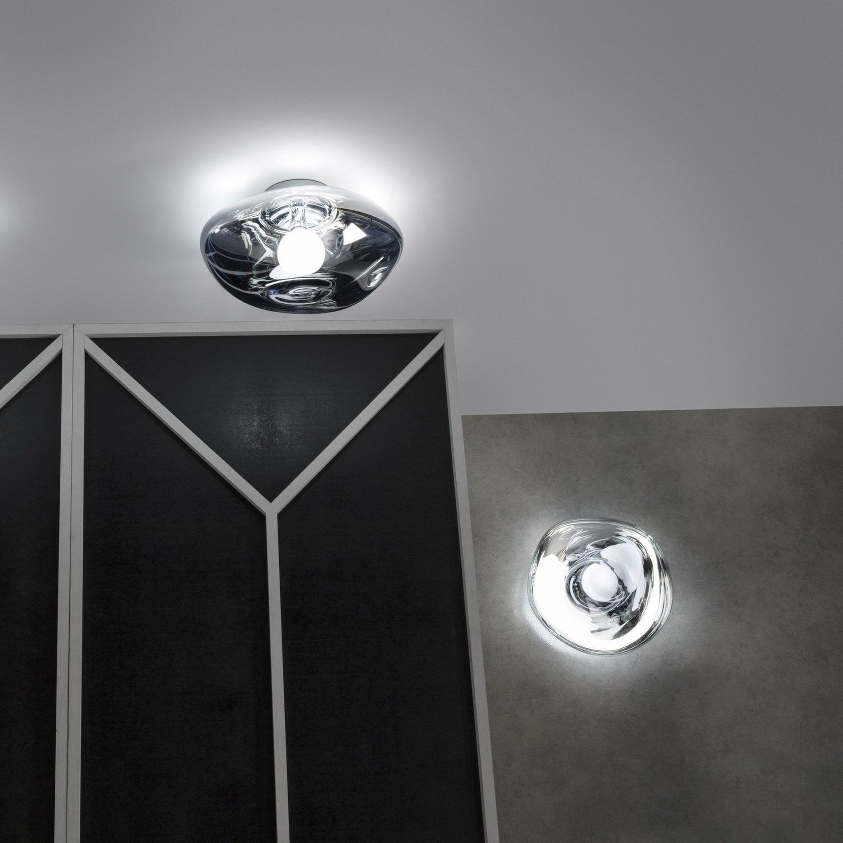 Melt Surface Light Chrome by Tom Dixon | ECC gallery detail image