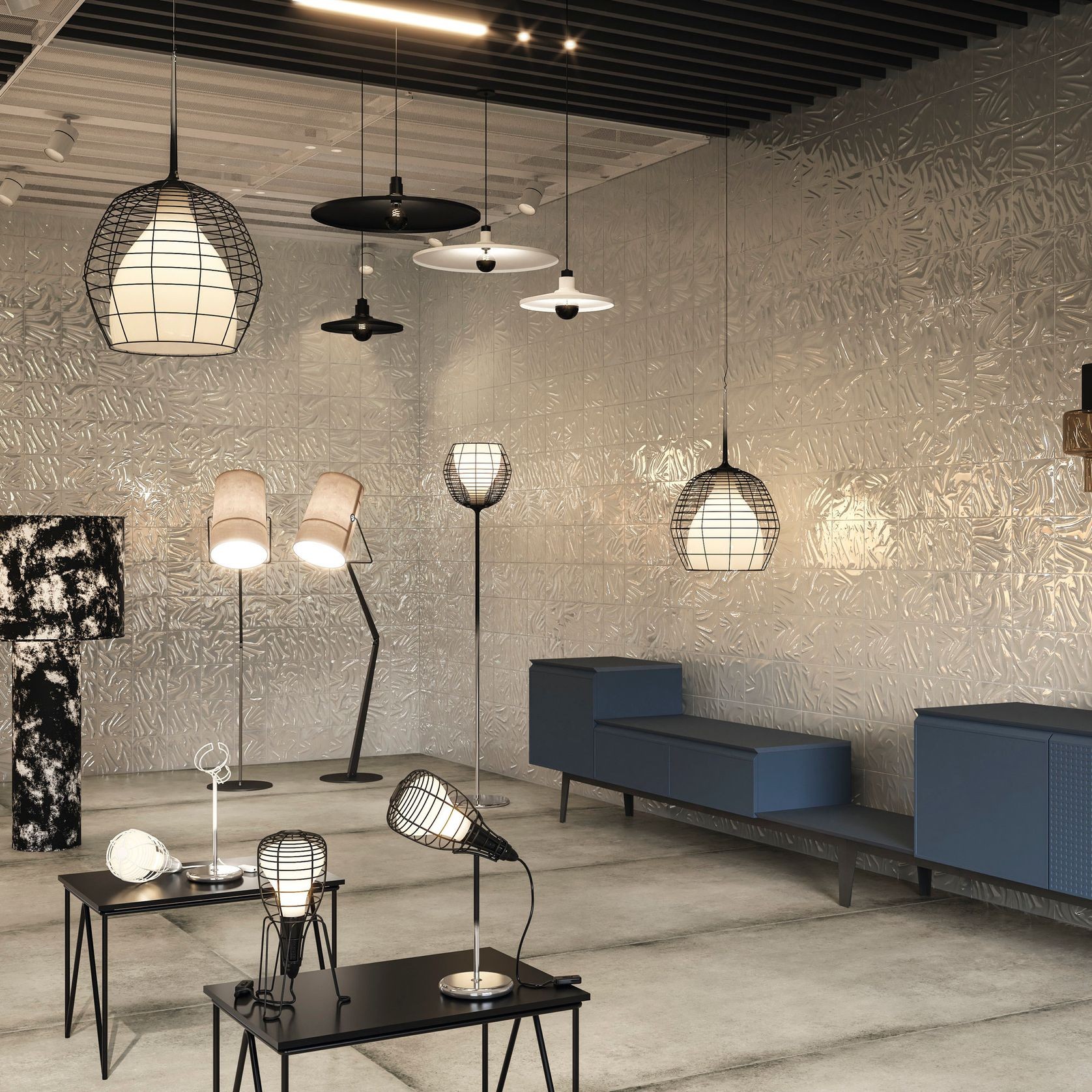 Aged Concrete Diesel Living Tiles gallery detail image