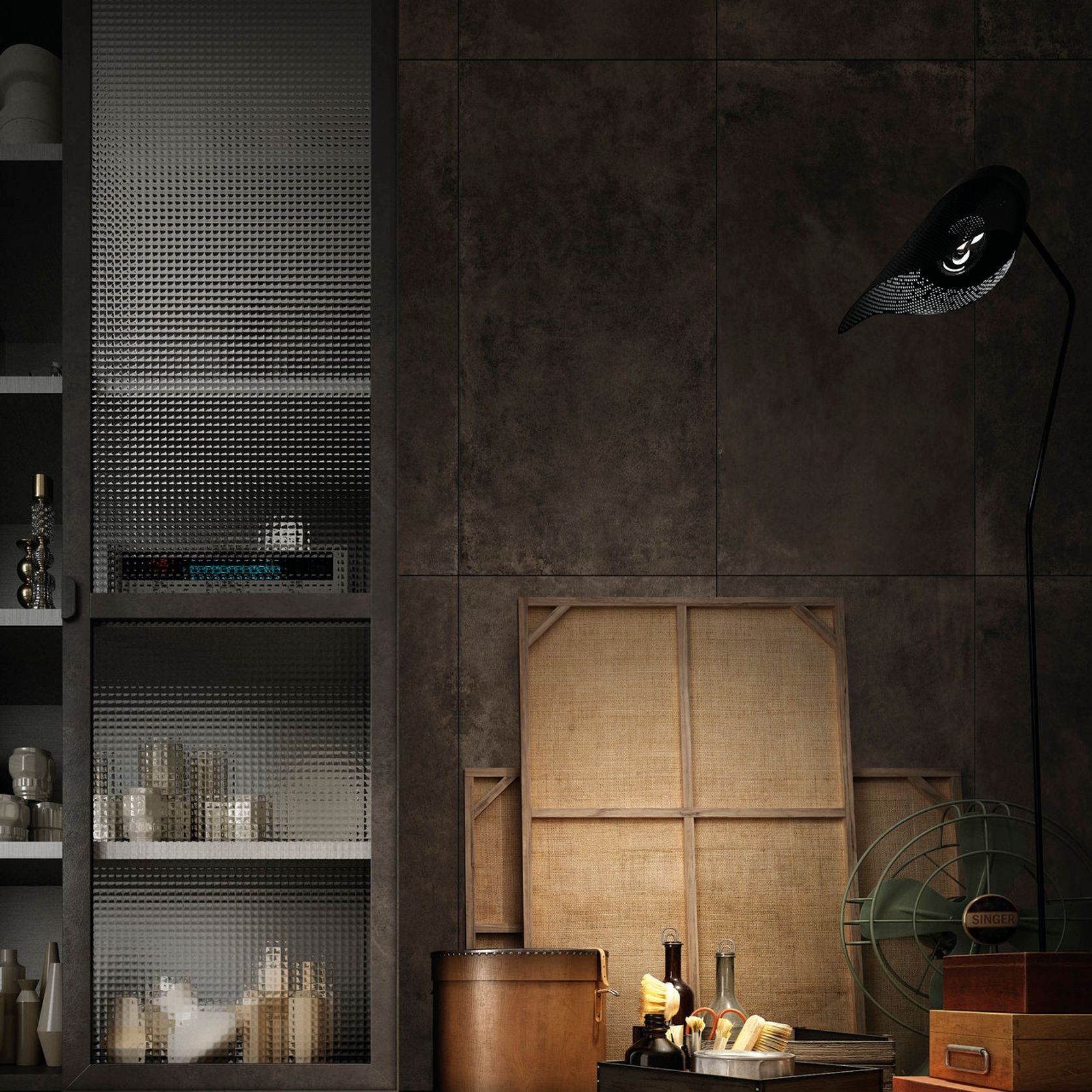 Hard Leather Diesel Living Tiles gallery detail image