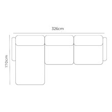 Jam 4.5 Seater LHF Chaise Sofa gallery detail image