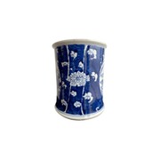 Jar With Flat Lid Metal Ring Blue & White Ducks gallery detail image