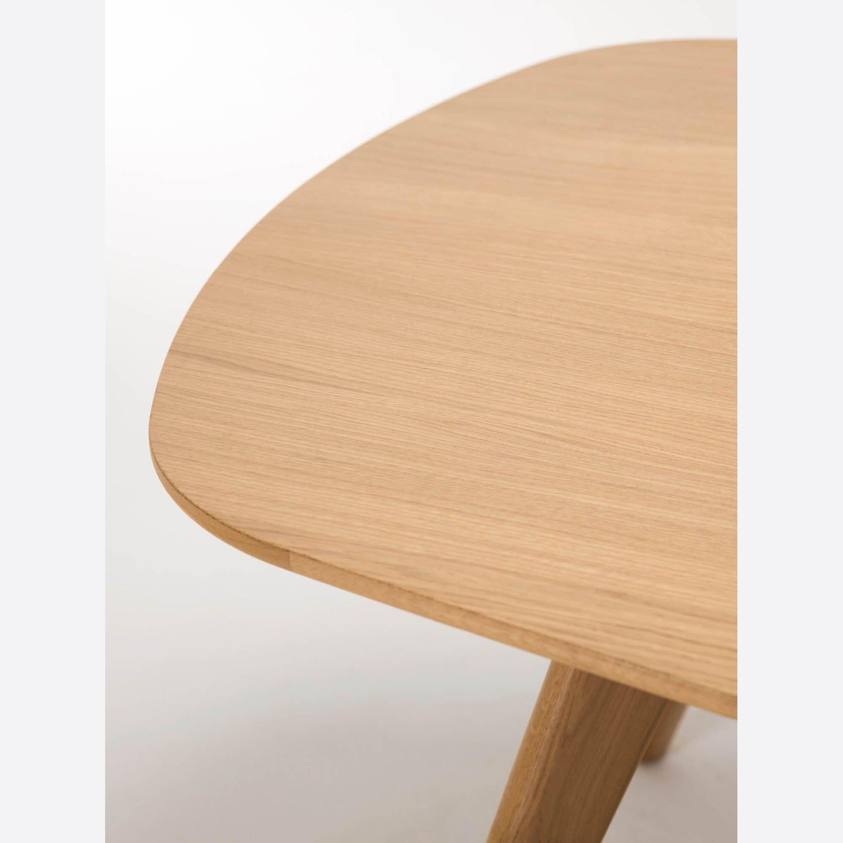 Johanna Elliptical Timber Table gallery detail image
