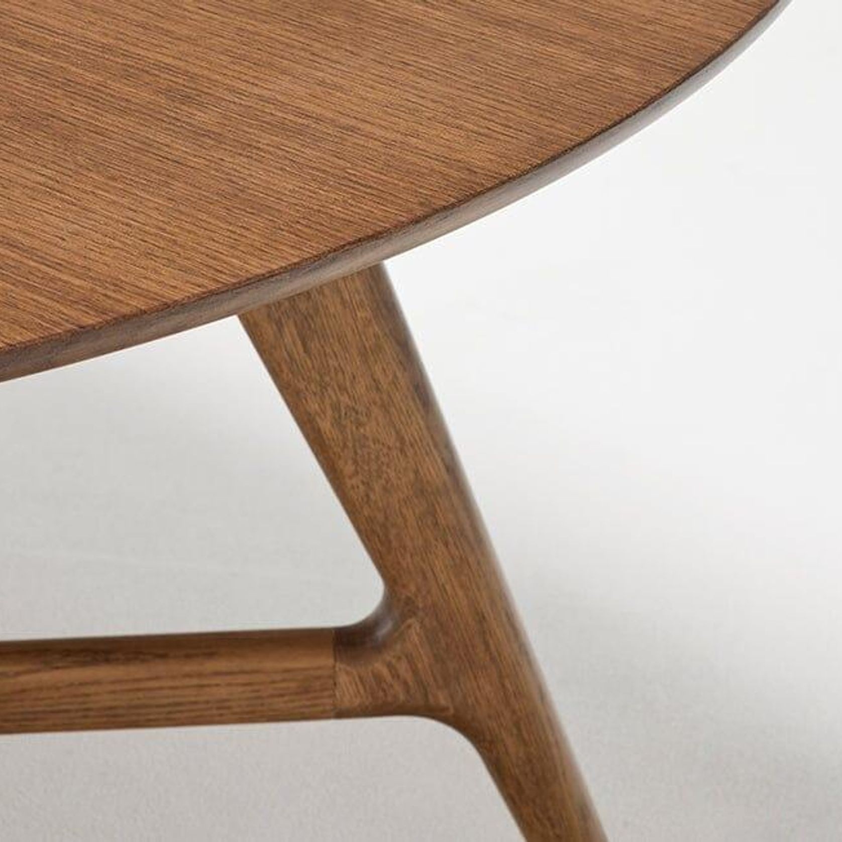 Johanna Elliptical Timber Table gallery detail image