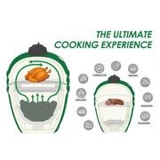 21-Inch Kamado Ceramic Charcoal Grill gallery detail image