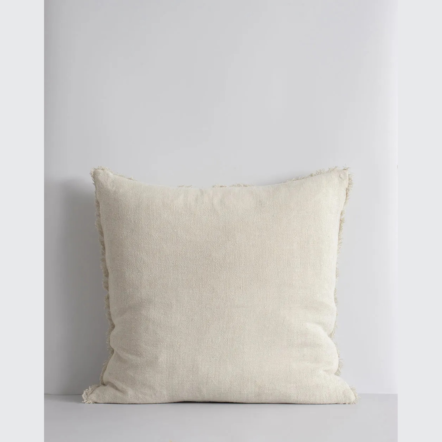 Baya Keaton Cushion - Cream | 100% Linen gallery detail image