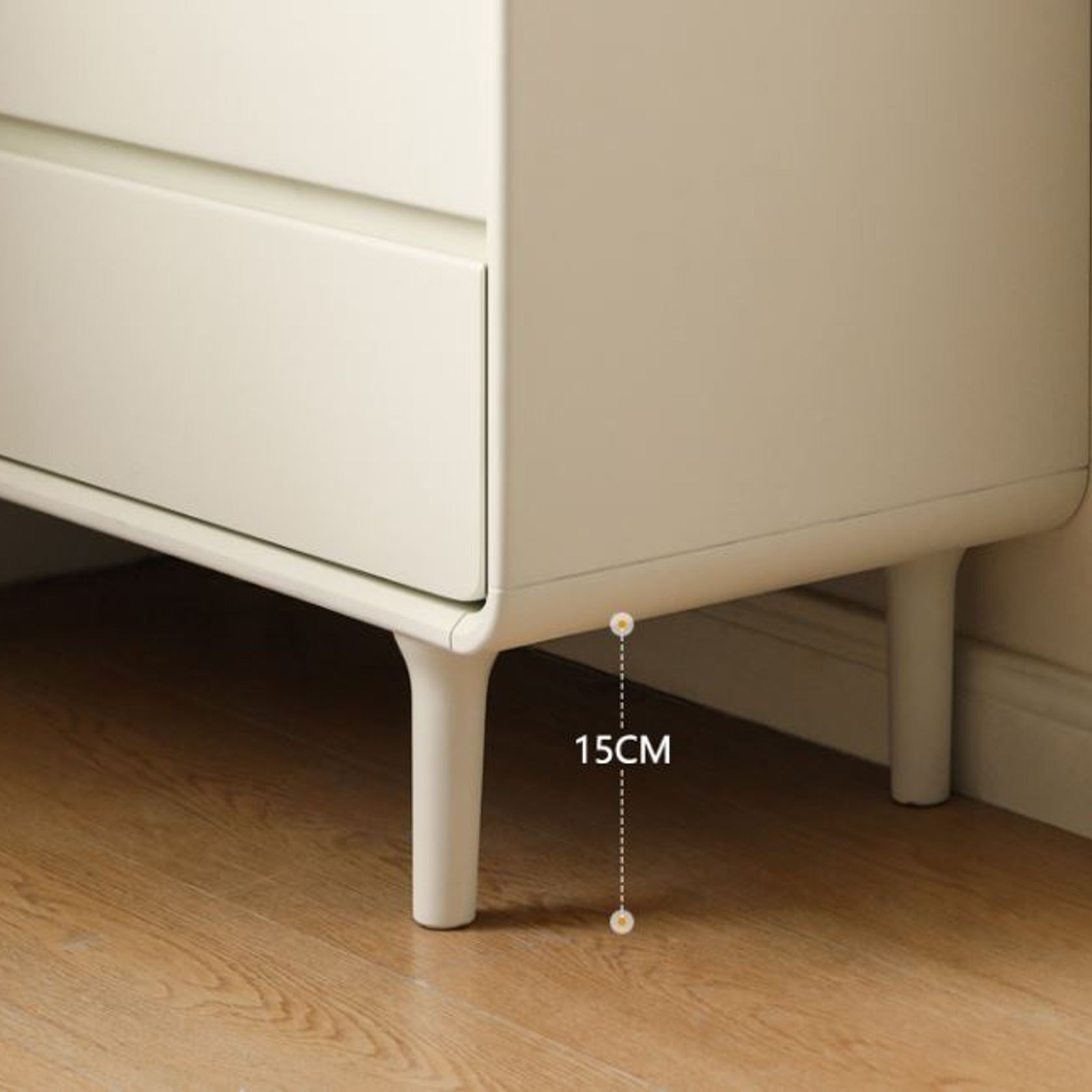 Kemi Cream Tulip Poplar Painted 2+3 Chest Drawers gallery detail image
