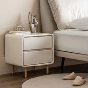 Kemi Cream Tulip Poplar Painted Bedside Table gallery detail image