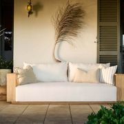 Kendari 3 Seater Teak Outdoor Lounge gallery detail image