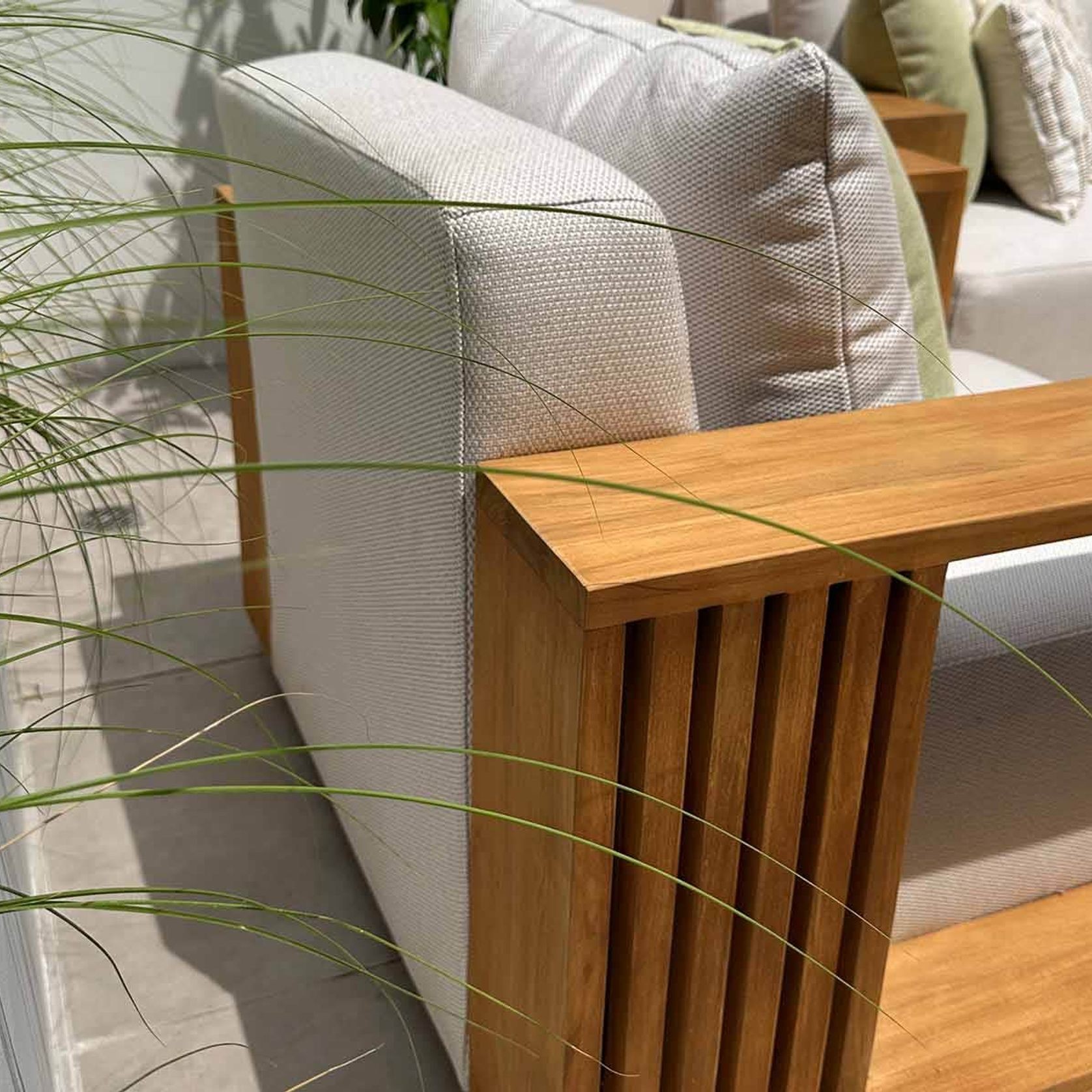 Kendari 3 Seater Teak Outdoor Lounge gallery detail image