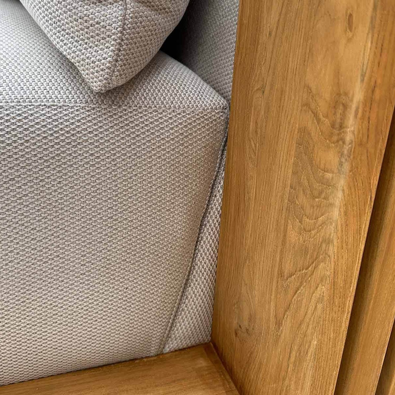 Kendari 3 Seater Teak Outdoor Lounge gallery detail image