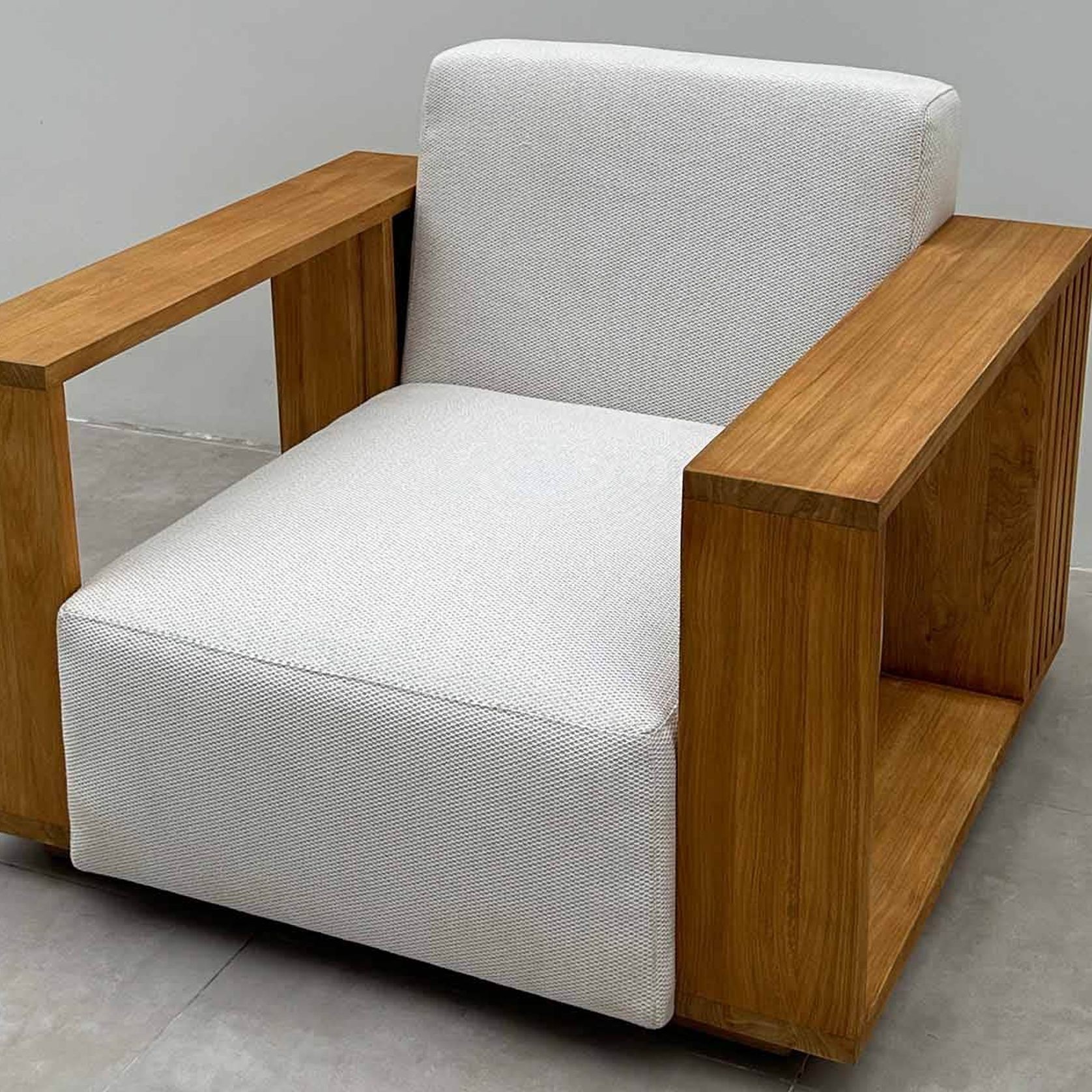 Kendari 4pc Teak Outdoor Lounge Setting gallery detail image