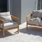 Kona 4pc Teak Outdoor Lounge Setting gallery detail image