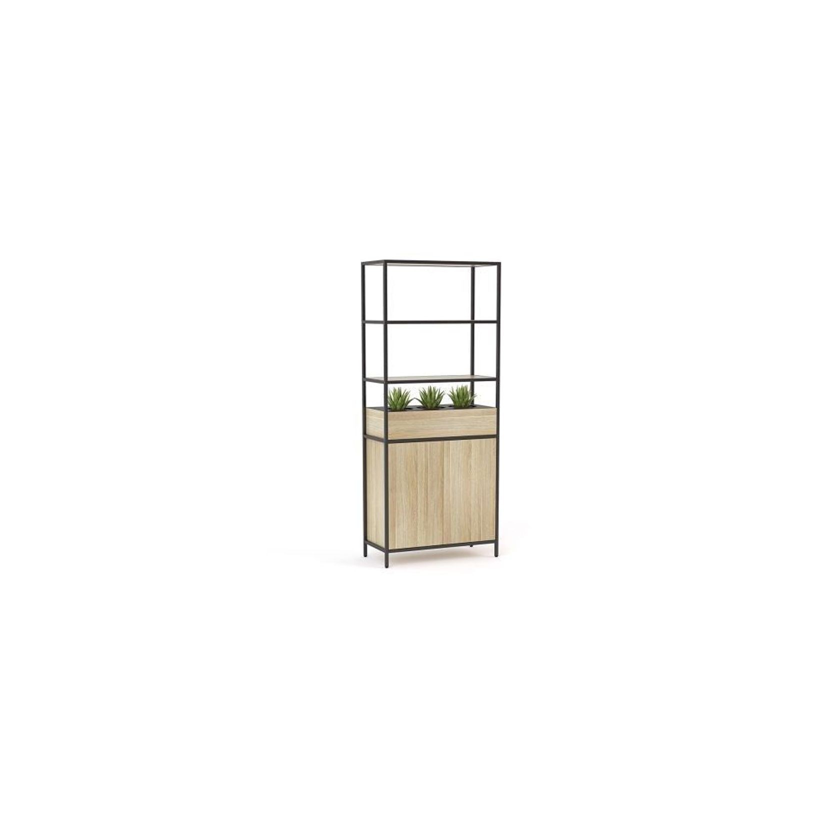 Kubix Modular 1-Unit Cupboard with Planters gallery detail image