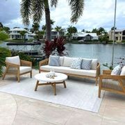Kubu 4pc Rope Outdoor Lounge Setting - 3 Seater gallery detail image
