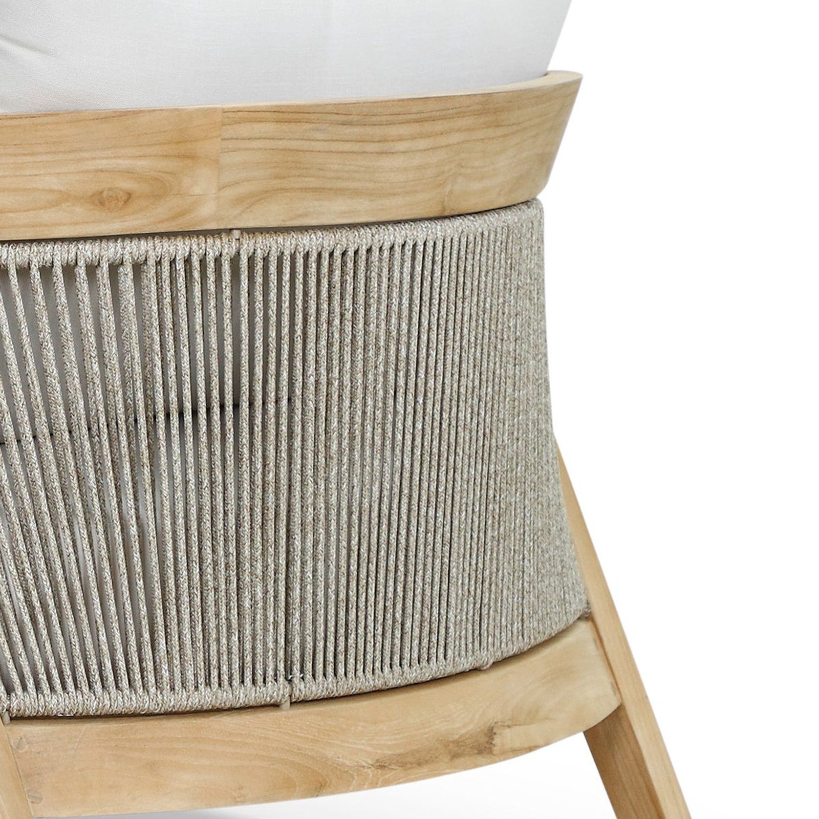 Kubu 4pc Rope Outdoor Lounge Setting - 2 Seater gallery detail image