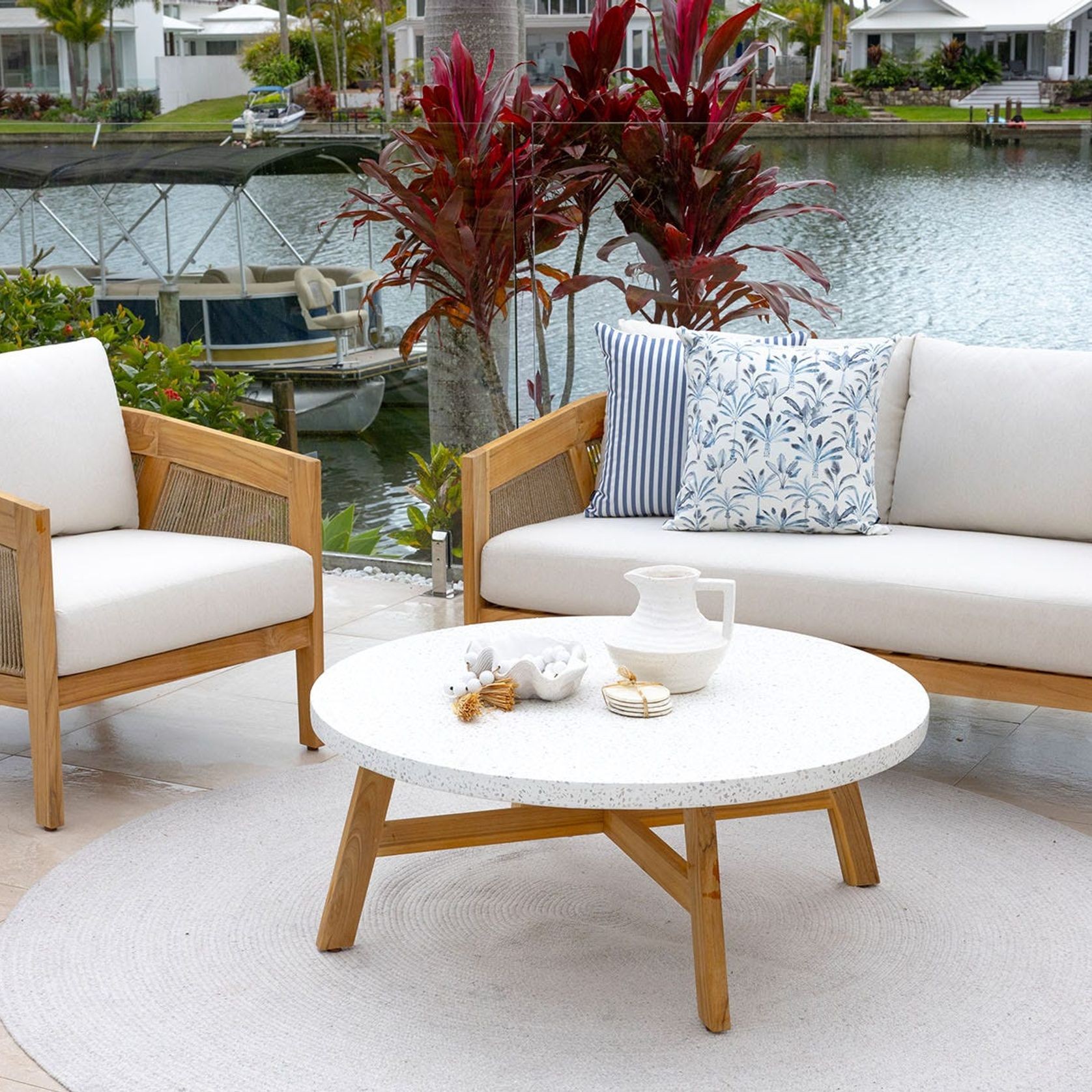 Kubu Outdoor Teak Coffee Table gallery detail image