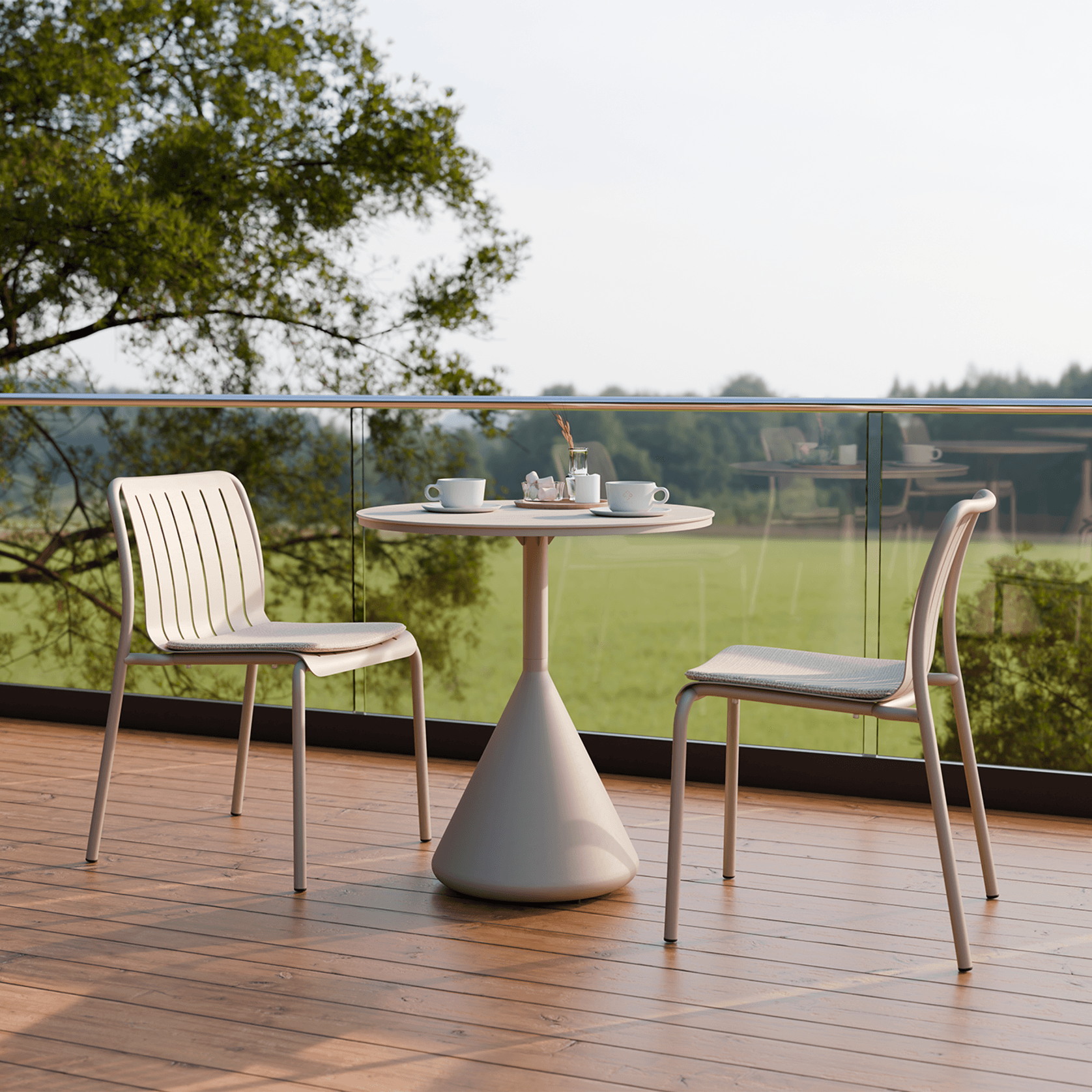 Kora Cafe Table CERAMIC - outdoor gallery detail image