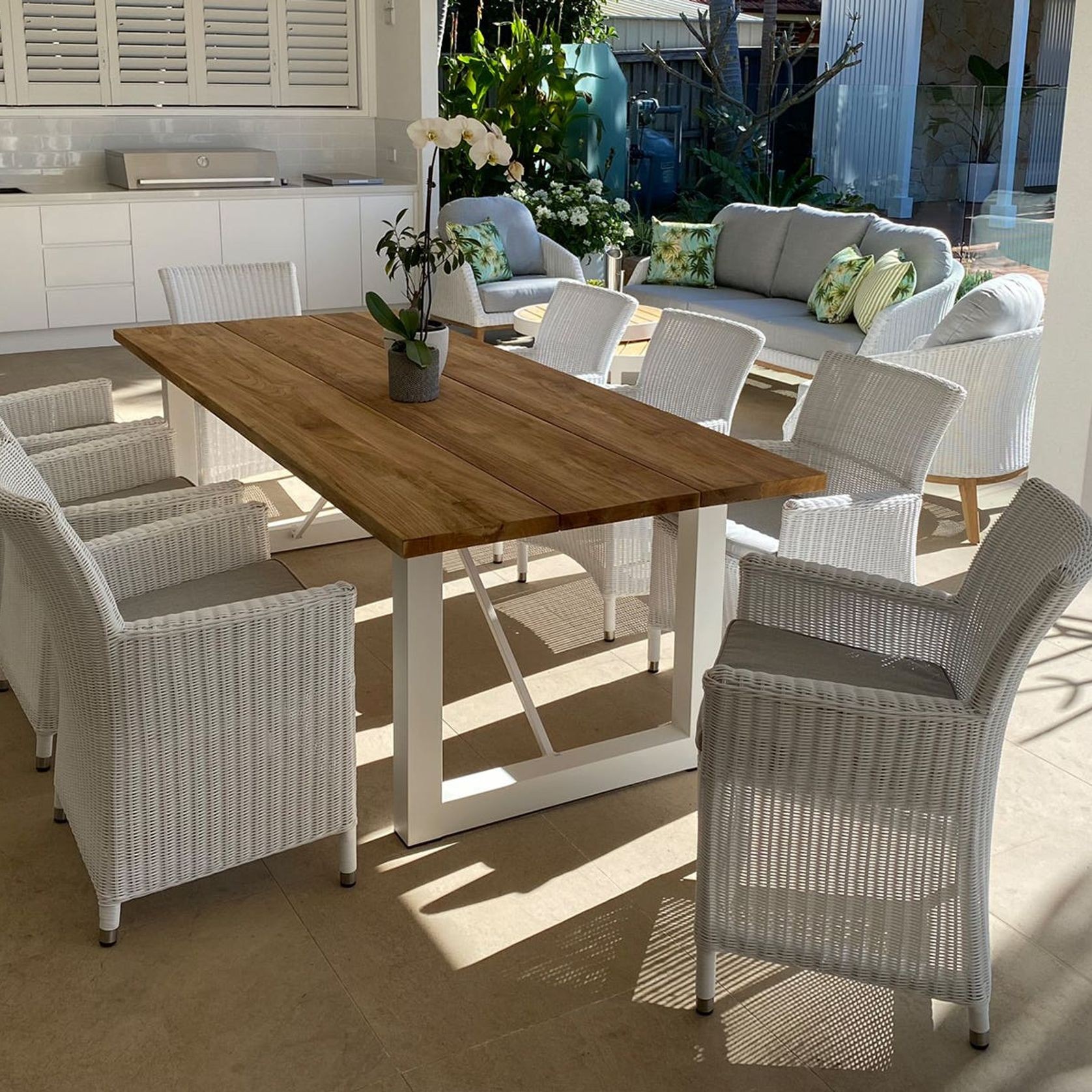 Laguna Table with Mateus Chairs 9pc gallery detail image