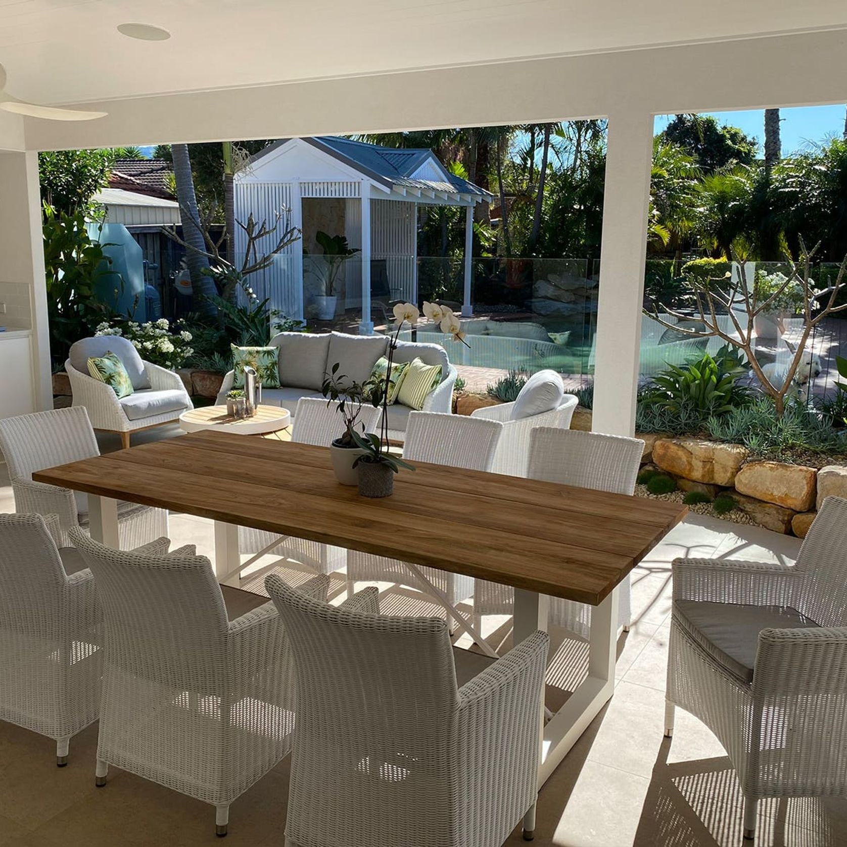 Laguna Table with Mateus Chairs 9pc gallery detail image