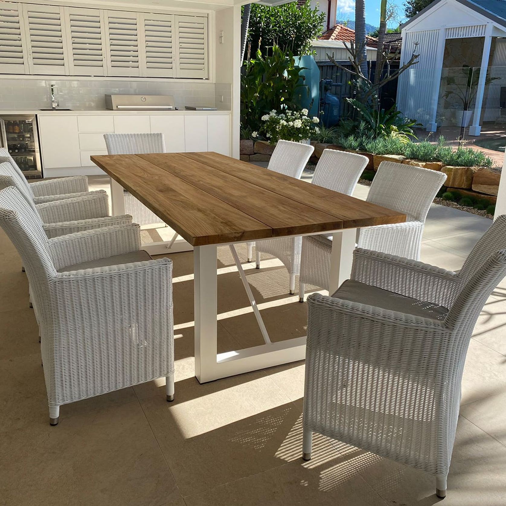 Laguna Table with Mateus Chairs 9pc gallery detail image