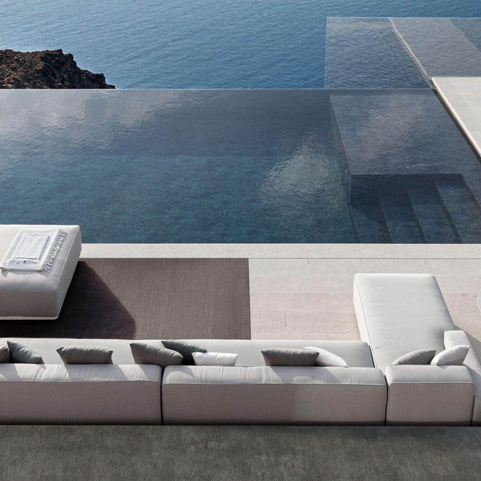 Laguna Outdoor 3 Seater Sofa by Atmosphera gallery detail image