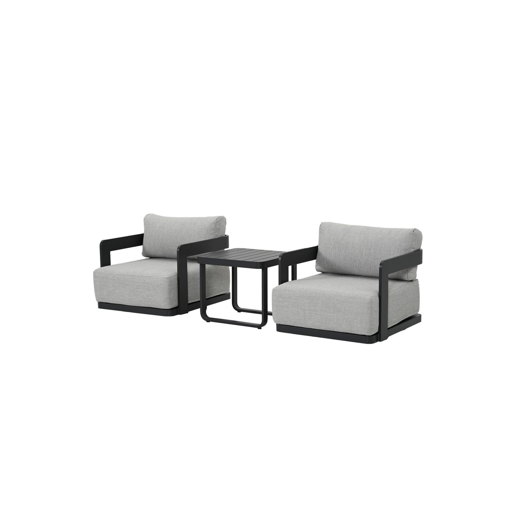 Laguna 3pc Swivel Chair Outdoor Set gallery detail image