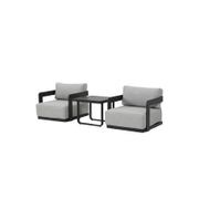 Laguna 3pc Swivel Chair Outdoor Set gallery detail image