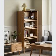Latvia Natural Solid Oak Display Bookcase Cabinet gallery detail image
