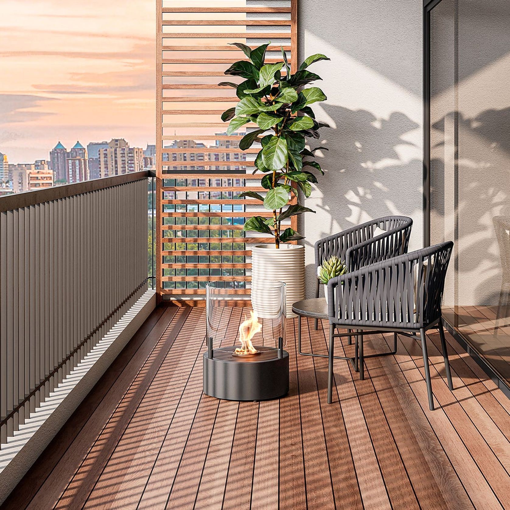 Ecosmart Ethanol T-Lite 8 Designer Fireplace gallery detail image